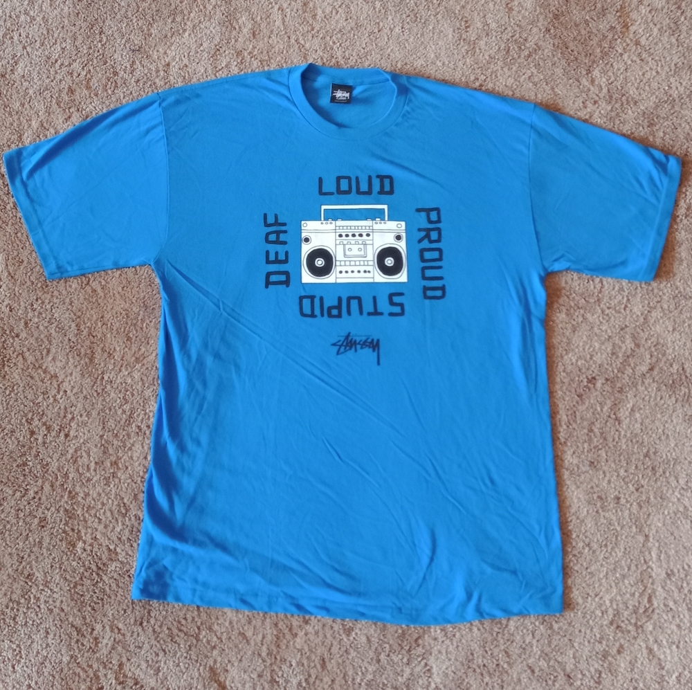 Stussy X David Shrigley Boom Box Tee